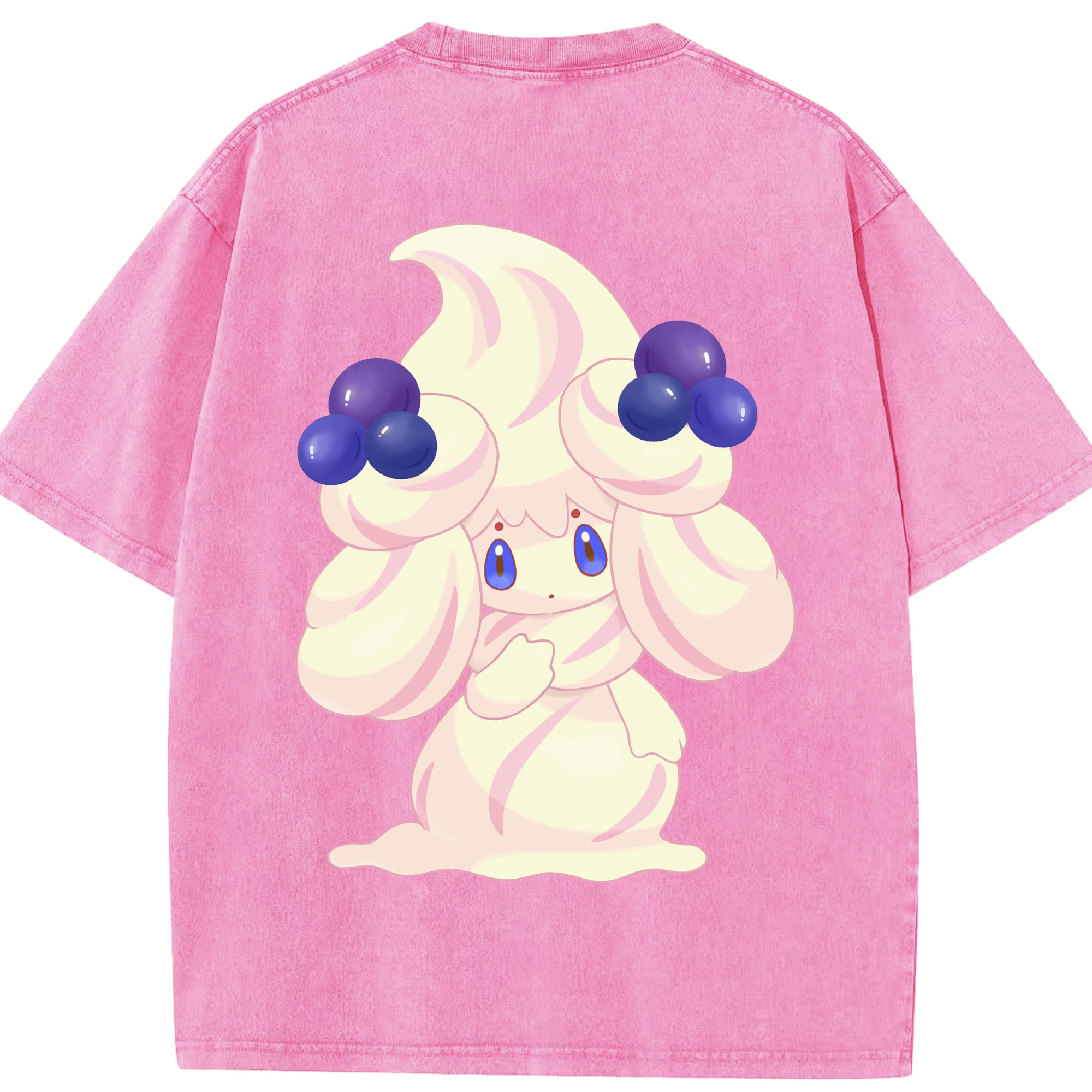 （画像用） ポケットモンスター Pokémon 綿100% ヴィンテージ風 半袖Tシャツ（背面プリント）
